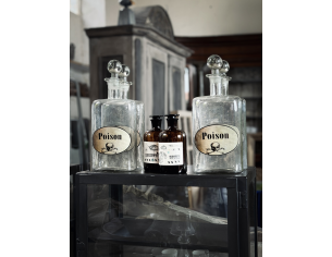 Bottiglia da Farmacia Vintage "Poison" 2