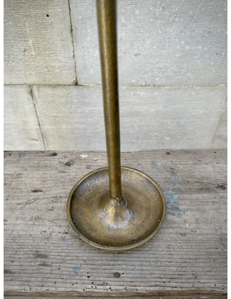 Candeliere in lega di metallo dorato (H 50 cm)