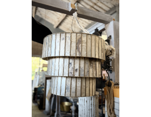 Lampadario a sospensione a tre volumi