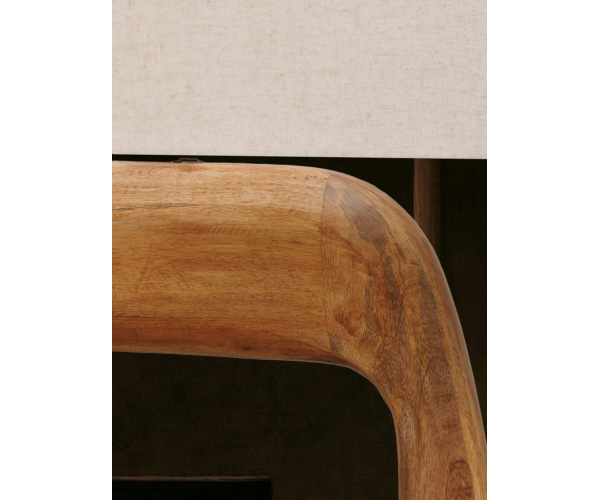 Lampada da terra in legno di mango...