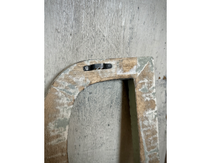 Lettera “D” in legno da parete 2